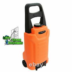 30ft Telescopic Water Fed Cleaning Pole + 30L Water Tank Window Cleaning Trolley