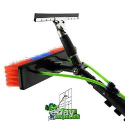 30ft Telescopic Water Fed Cleaning Pole + 30L Water Tank Window Cleaning Trolley