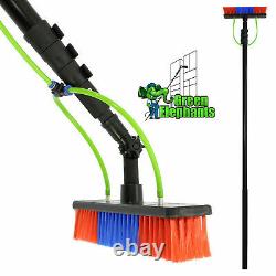 30ft Telescopic Water Fed Cleaning Pole + 30L Water Tank Window Cleaning Trolley