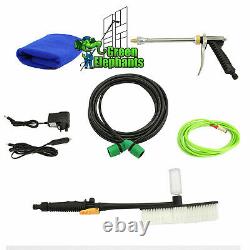 30ft Telescopic Water Fed Cleaning Pole + 30L Water Tank Window Cleaning Trolley