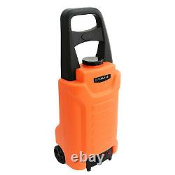30ft Water Fed Telescopic Cleaning Pole & 30L Window Cleaning Trolley Water Tank