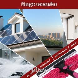 33ft Water Fed Pole Kit Solar Panel Window Cleaning Pole with Extendable Handle