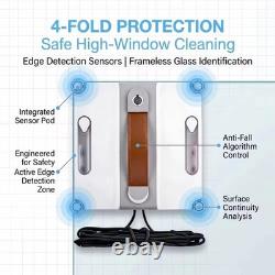 3500PA Smart Window Cleaning Robot Dual Water Spray Anti-Fall For Glass & Window