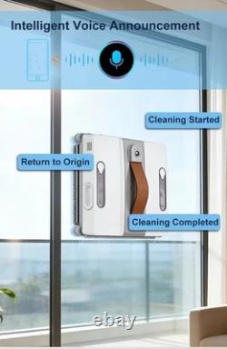 3500PA Smart Window Cleaning Robot Dual Water Spray Anti-Fall For Glass & Window