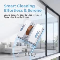 3500PA Smart Window Cleaning Robot Dual Water Spray Anti-Fall For Glass & Window