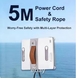 3500PA Smart Window Cleaning Robot Dual Water Spray Anti-Fall For Glass & Window