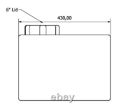 36L Litre Plastic Water Storage Tank Valeting Window Cleaning Camping