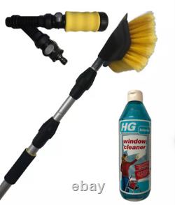 3.8M Water Fed Window Cleaning Brush + Soap Attachment
