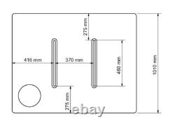 400L Litre Flat Plastic Water Storage Tank Window Cleaning Camping Valeting ETC