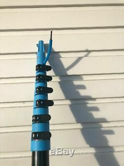 40ft Glyder PLUS Reach & Wash Water Fed Pole With or Without Gooseneck & Brush