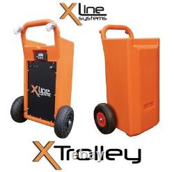 45 Litre Softwashing Trolley System with 12v 100psi Chemical Pump