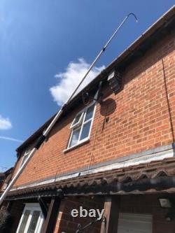 4 Mtr Window & Gutter Cleaning Brush With Gutter Jet Attachment & Soap Dispenser