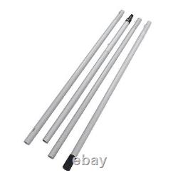 (4)Solar Panel Water Cleaning Brush Photovoltaic Panel Pole Kit Water Spray