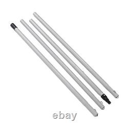 (4)Solar Panel Water Cleaning Brush Photovoltaic Panel Pole Kit Water Spray