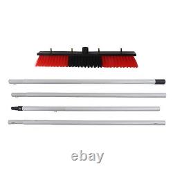 (4)Solar Panel Water Cleaning Brush Photovoltaic Panel Pole Kit Water Spray