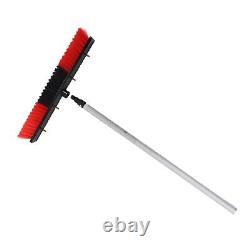 (4)Solar Panel Water Cleaning Brush Photovoltaic Panel Pole Kit Water Spray