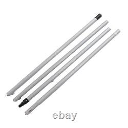 (4)Solar Panel Water Cleaning Brush Photovoltaic Panel Pole Kit Water Spray