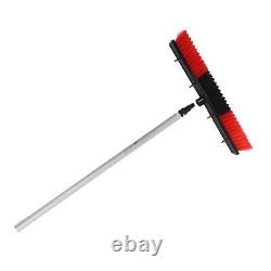 (4)Solar Panel Water Cleaning Brush Photovoltaic Panel Pole Kit Water Spray