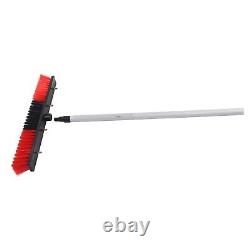 (4)Solar Panel Water Cleaning Brush Photovoltaic Panel Pole Kit Water Spray