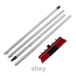 (4m Pole With 30cm Water Brush) Water Fed Pole Kit Cleaning Brush For