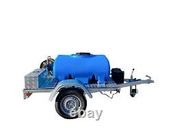 500 Litre WFP delivery only mobile water storage and delivery tank with trailer