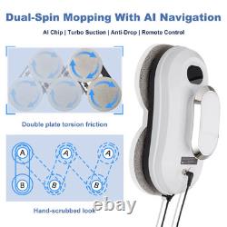 5600PA Smart Window Cleaning Robot Automatic Window Cleaner Water Spray AntiFall