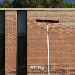 5M Water Fed Telescopic Window Cleaning Pole Conservatory Roof Cleaner Brush Set