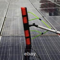 5 Metre Water Hose Fed Window Cleaning Pole Telescopic Cleaner Brush Kit