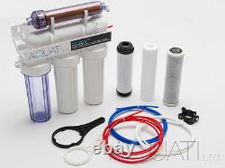 5 Stage RODI Reverse Osmosis Water Filtration System 100GPD For Marine Aquatic