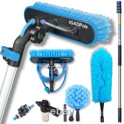 5m (17ft) Washing Kit Water-fed Brush, Cobweb Duster, Soap Dispenser 5m (17ft) Washing Kit Water-fed Brush, Cobweb Duster, Soap Dispenser