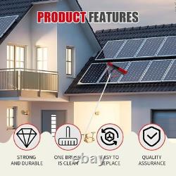 5m Telescopic Window Cleaning Pole Conservatory Roof Cleaner Brush Uk