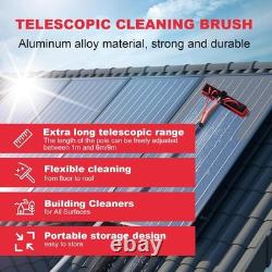 6M Solar Panel Cleaning Brush Water Fed Pole Window Wash Cleaner Kit