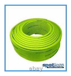 6mm ID x 100mtr coil Hi-Vis Yellow Green Water Fed Pole Hose Window Cleaning