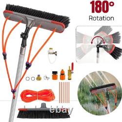 7M Water Fed Solar Panel Brush Window Cleaning Pole Kit Telescopic Equipment UK