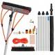 7m Water Fed Solar Panel Brush Window Cleaning Pole Kit Telescopic Equipment Uk