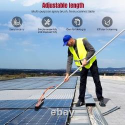 7M Water Fed Solar Panel Brush Window Cleaning Pole Kit Telescopic Equipment UK