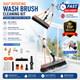 7m Water Fed Window Cleaning Brush Pole Solar Panel Roof Cleaner Kit Telescopic