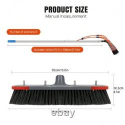 7M Water Fed Window Cleaning Brush Pole Solar Panel Roof Cleaner Kit Telescopic