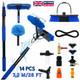 7.2m Washing Kit Water Fed Telescopic Pole Cleaning Brush & Cobweb Duster 14pcs