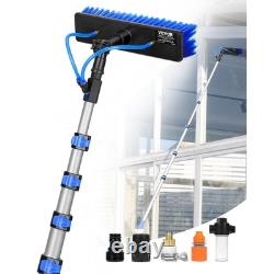 7.3m Water Fed Pole Kit Solar Powered Window Cleaning Extendable Tool