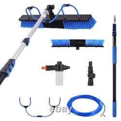 7.6M Cleaning Brush Kit Telescopic Window & Solar Panel Cleaning Pole Extendable