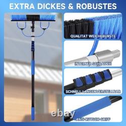 7.6M Cleaning Brush Kit Telescopic Window & Solar Panel Cleaning Pole Extendable