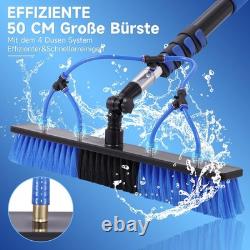 7.6M Cleaning Brush Kit Telescopic Window & Solar Panel Cleaning Pole Extendable