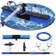 7.6m Telescopic Pole Water Fed Brush Adjustable Solar Panel Window Cleaning Kit
