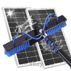 7.6M Telescopic Pole Water Fed Brush Adjustable Solar Panel Window Cleaning Kit