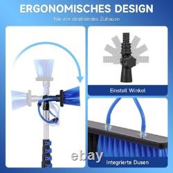 7.6M Telescopic Pole Water Fed Brush Adjustable Solar Panel Window Cleaning Kit