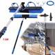 7.6m Water Fed Telescopic Window Cleaning Pole Conservatory Roof Cleaner Brush