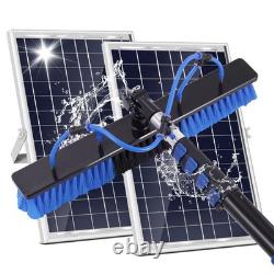 7.6M Water Fed Telescopic Window Cleaning Pole Conservatory Roof Cleaner Brush