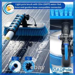7m (24ft) Washing Kit Water-fed Brush, Cobweb Duster, Soap Dispenser