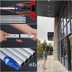 (7m 30cm Water Brush) Adjustable Window Cleaning Pole Solar Panel Cleaning Brush